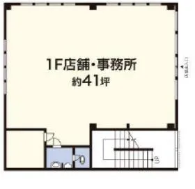 瀬沼ビルの基準階図面