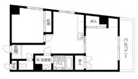 サンライト朝田ビルの基準階図面