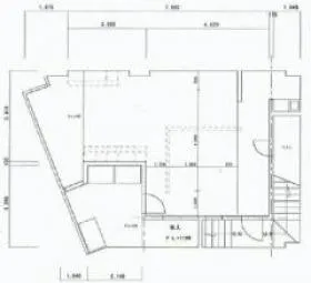 松尾ビルの基準階図面