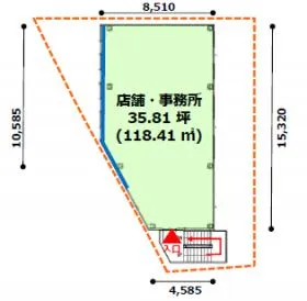 フォーリーフ南青山の基準階図面