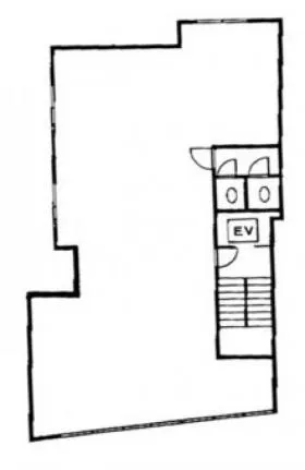 加藤ビルの基準階図面