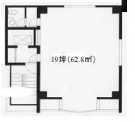 三蔵住建第1ビルの基準階図面