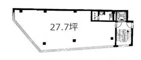 雨宮ビルの基準階図面