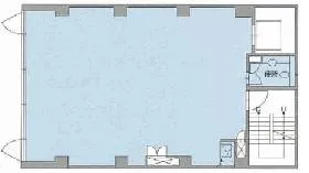 岡常小舟町ビルの基準階図面