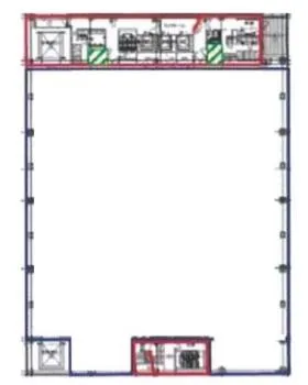 OCS東京スカイゲートの基準階図面