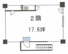 中嶋ビルの基準階図面