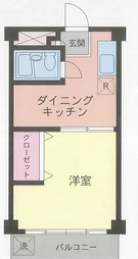 コーポローヤルの基準階図面