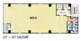 ナスタビルの基準階図面