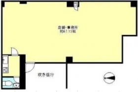 リバティコート橋本ビルの基準階図面