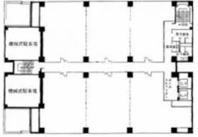 MSC第2ビルの基準階図面