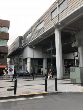 ソシアル都立大学駅前ビルの外観