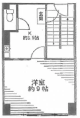プランドール赤坂ビルの基準階図面