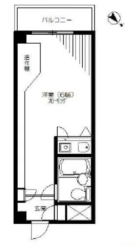 ラフィネ赤坂ビルの基準階図面