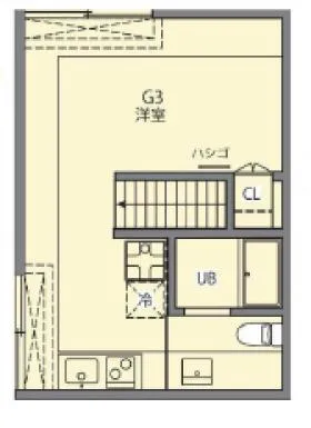 GURURIビルの基準階図面