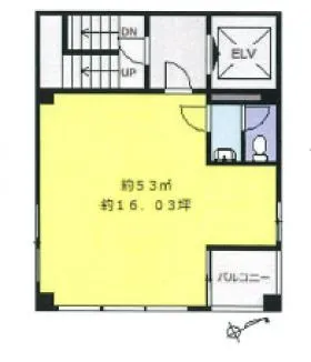 濱松ビルの基準階図面