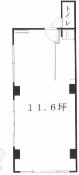 田嶋ビルの基準階図面