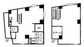 スクエア三軒茶屋の基準階図面
