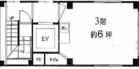 松田ビルの基準階図面
