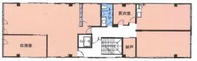 矢田ビルの基準階図面