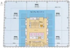 あいおいニッセイ同和損保御堂筋ビルの基準階図面