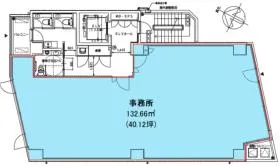 東急上馬ビルの基準階図面