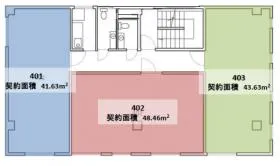Barq SHINSO BLDGの基準階図面