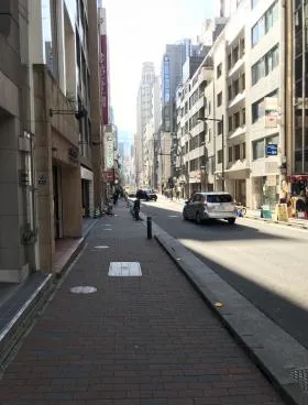 銀座店舗事務所ビルの外観