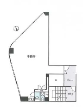 八木ビルの基準階図面