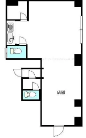 ブランジュールビルの基準階図面