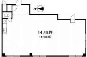 サンホワイト富士見ビルの基準階図面
