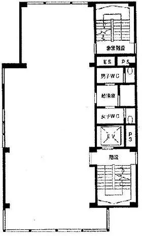 イセツネビルの基準階図面