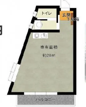 ハイムBaBaビルの基準階図面