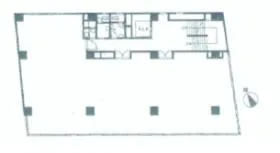 四ツ谷1丁目店舗の基準階図面