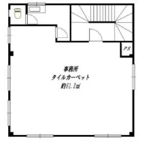 野口ビルの基準階図面