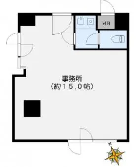 ドルミ本郷・東京ササキビルの基準階図面