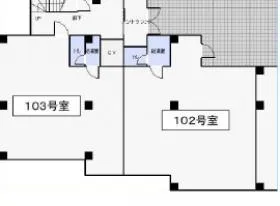 インペリアルパレスビルの基準階図面