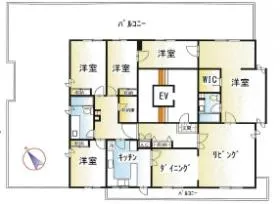 ブルク山王ビルの基準階図面