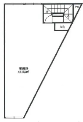 オリーブビルの基準階図面