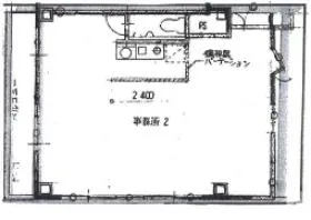 ファイン国立ビルの基準階図面