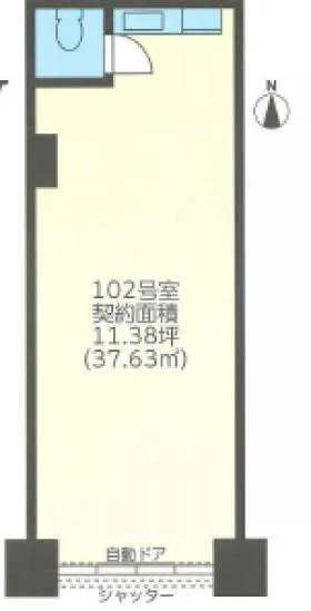アーク一橋学園ビルの基準階図面