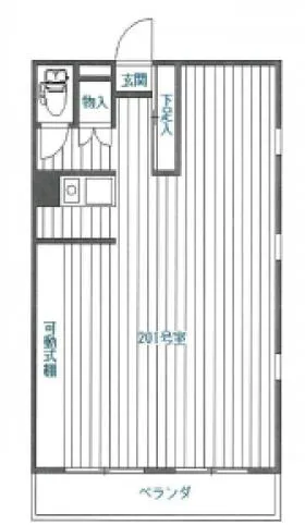 モンシャトー天神町ビルの基準階図面