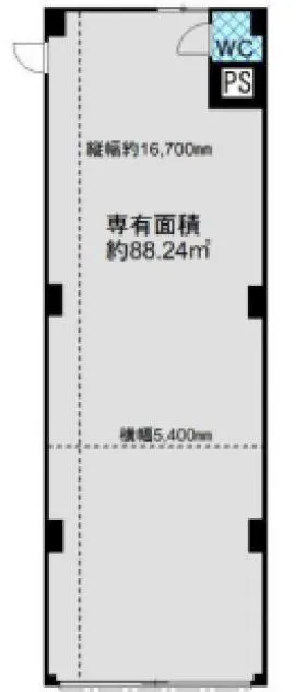 第一ビルの基準階図面