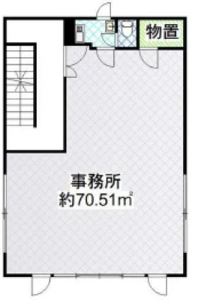 豊山ビルの基準階図面