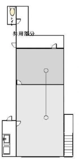 小山事務所ビルの基準階図面