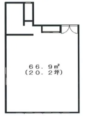 元本郷田口ビルⅡビルの基準階図面