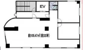 健之会ビルの基準階図面
