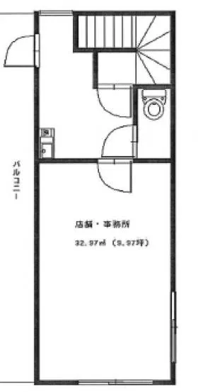 東伏見加藤ビルの基準階図面
