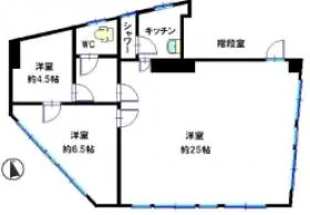 本宮ビルの基準階図面