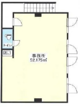 新宿法人会会館ビルの基準階図面
