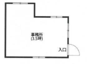 ベルカーサ本村ビルの基準階図面